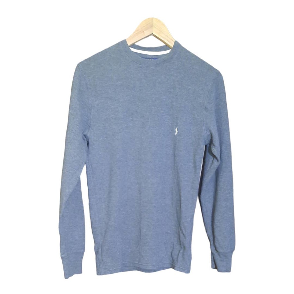 Polo Ralph Lauren Mens Gray Thermal Long Sleeve Henley Size Small